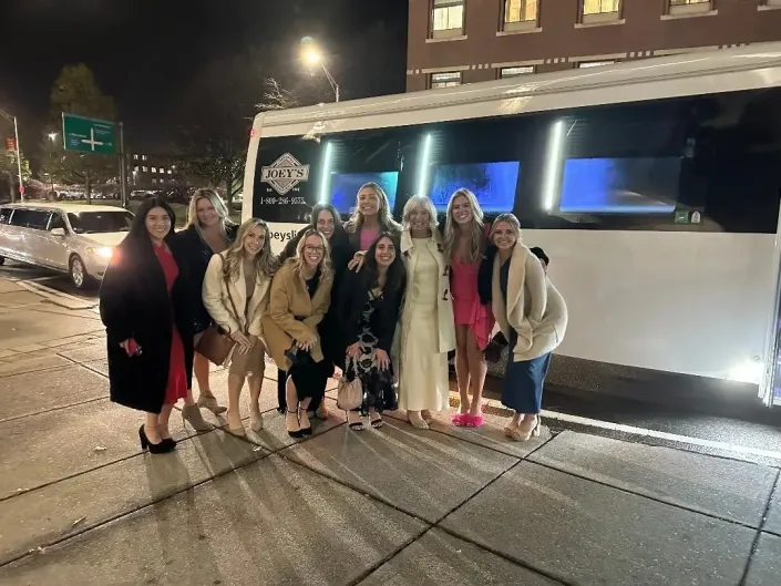 bachelorette party in party bus